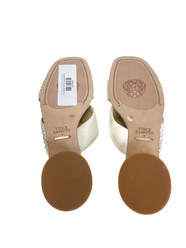Vince Camuto Willow Creamy White Sandal NWT (9.5, retail $99)