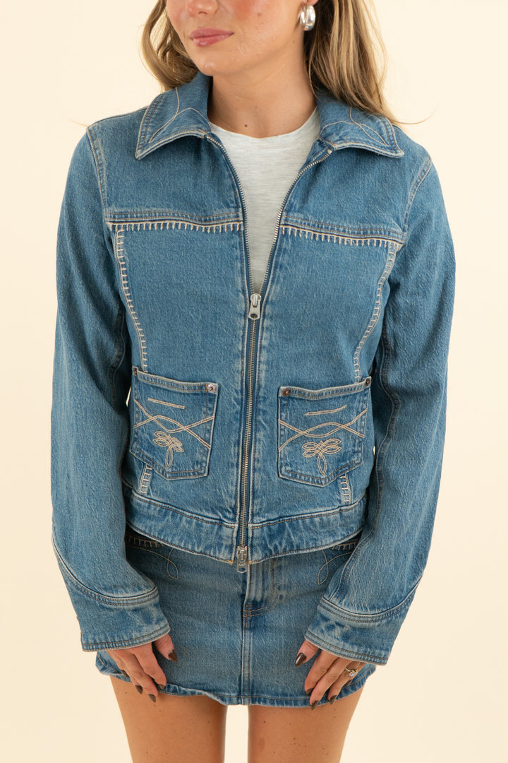 abercrombie & fitch x kemo sabe medium wash denim skirt and jacket set (25)