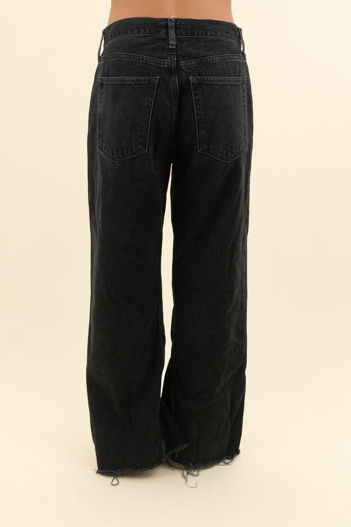 etica black wide leg raw hem jeans (25)