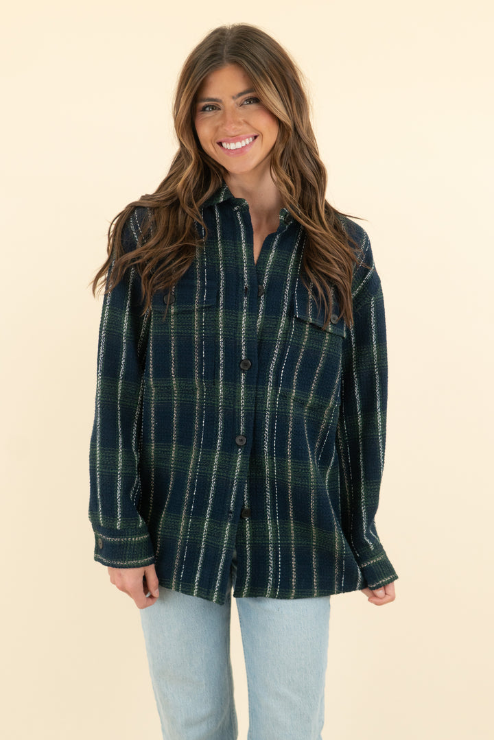 babaton button up tweed shirt jacket (s; retail $138)