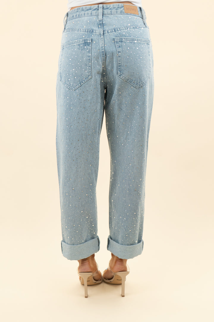 show me your mumu jeans w/ crystals (27; retail $238)