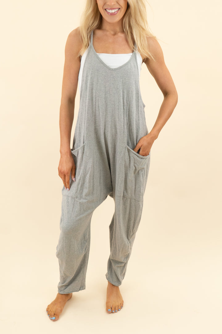 fp movement gray hot shot onesie (s; retail $70)