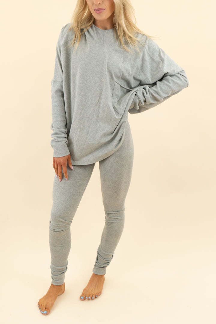 fp movement lightweight hoodie pullover & legging set nwt (s; retail $108)