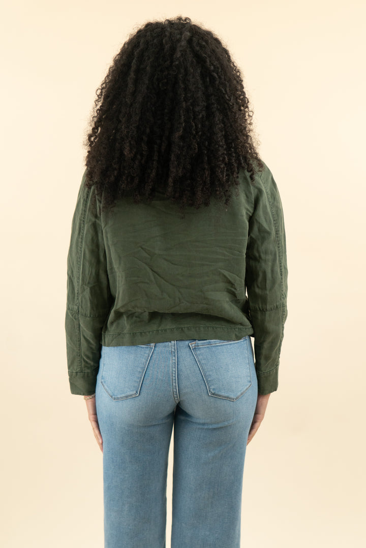 marrakech olive jacket (s; retail $234)