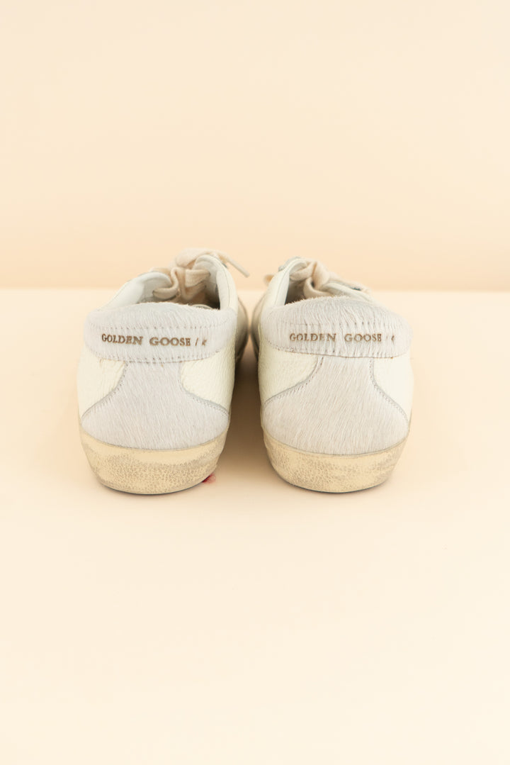 golden goose cream light pastel sneakers (38)