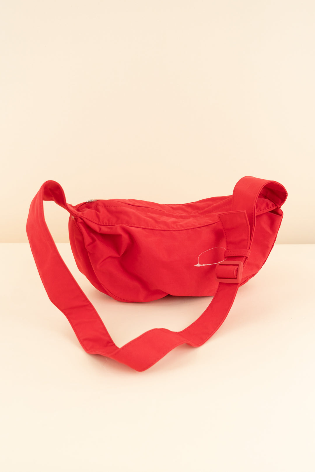 ypb red nylon cross body bag (retail $35)
