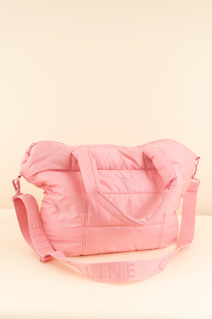 aerie pink puffer tote nwt ($54.95)