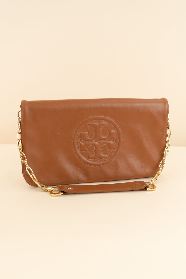tory burch camel shoulder bag w/ chain (os; retail $395)