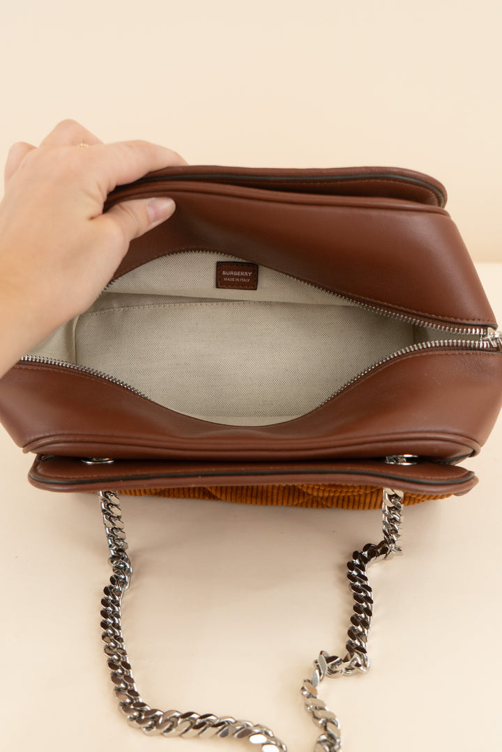 Burberry Brown Cube Bowling Bag, Limited-Edition (retail $1,700)