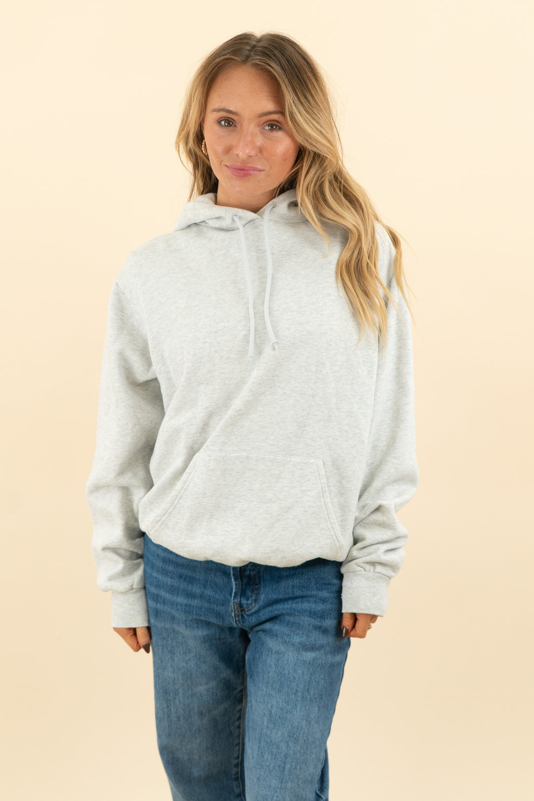 balenciaga gray hoodie w/ back embroidery (m; retail $1,200)
