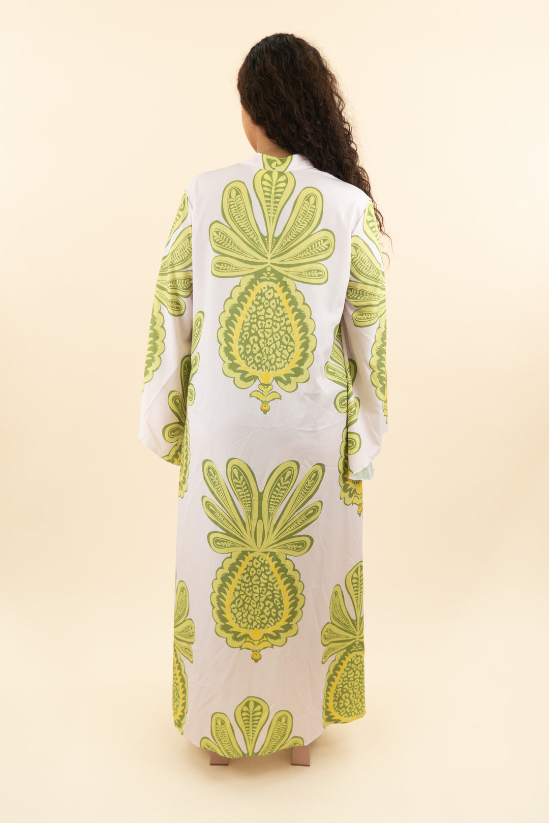 green & blush kaftan (l; retail $79)