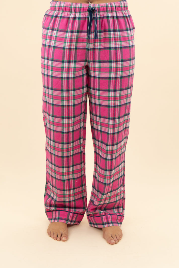 crown & ivy pink plaid pajama pants nwt (s; retail $38.50)