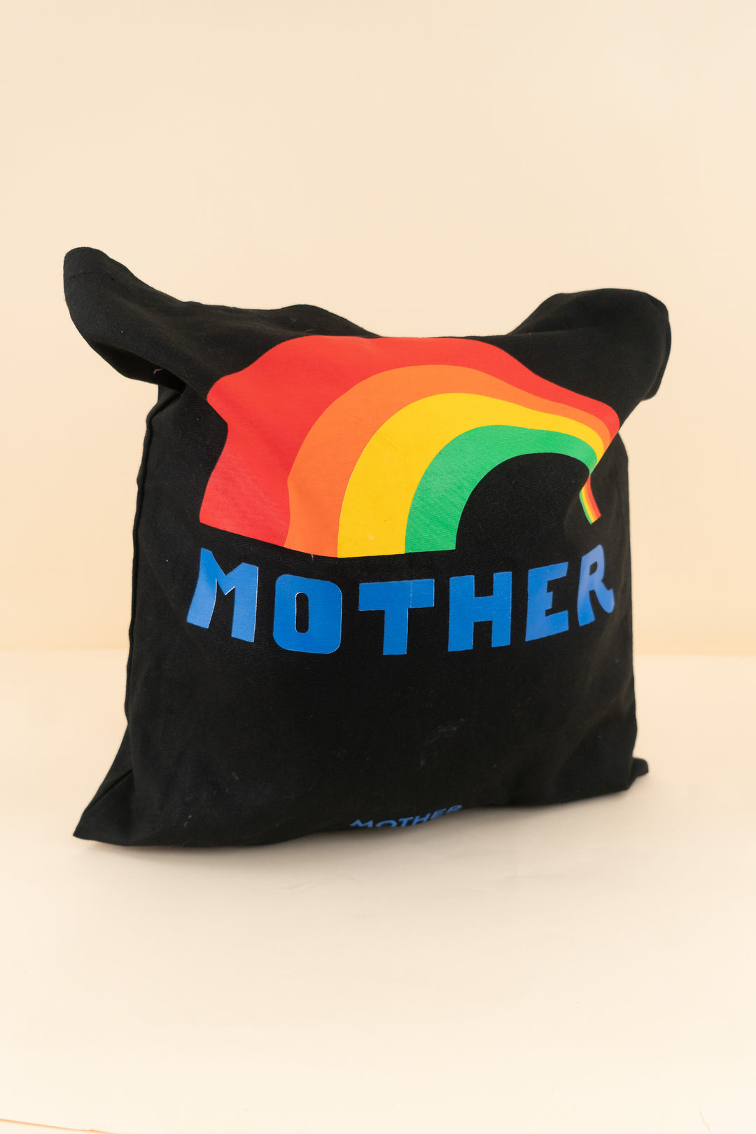 mother tote bag w/ rainbow & logo (os; retail $128)