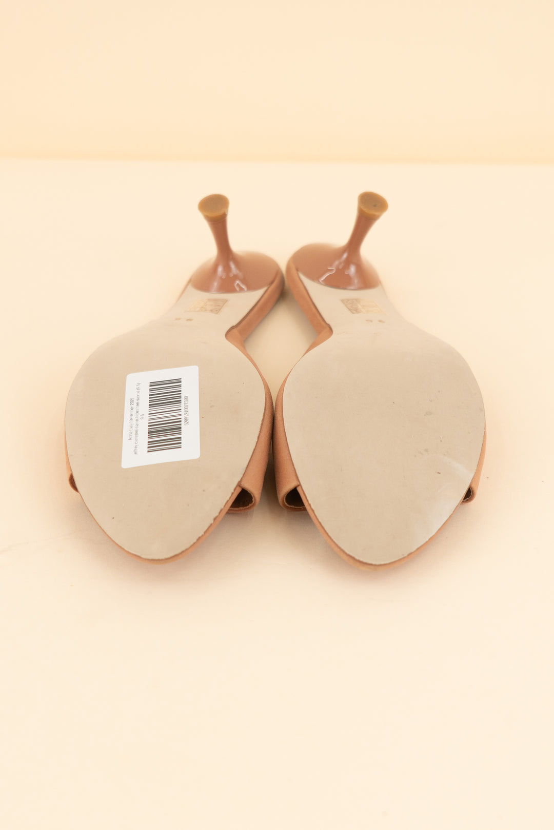 jeffrey campbell camel kitten heel sandal (9.5; retail $155)