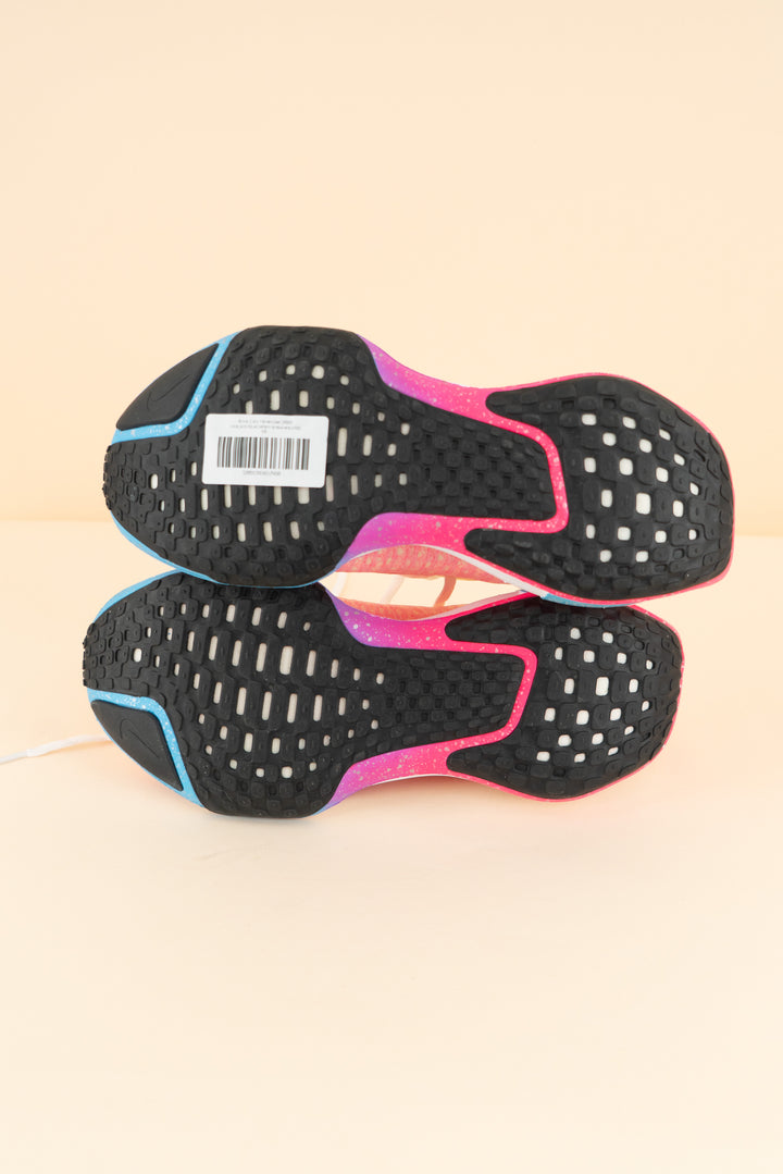 nike pink/blue/yellow sneakers (10; retail $180)