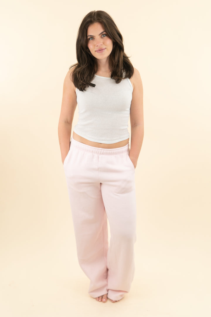 offline by aerie pink sweatpants nwt (sl; retail $65)