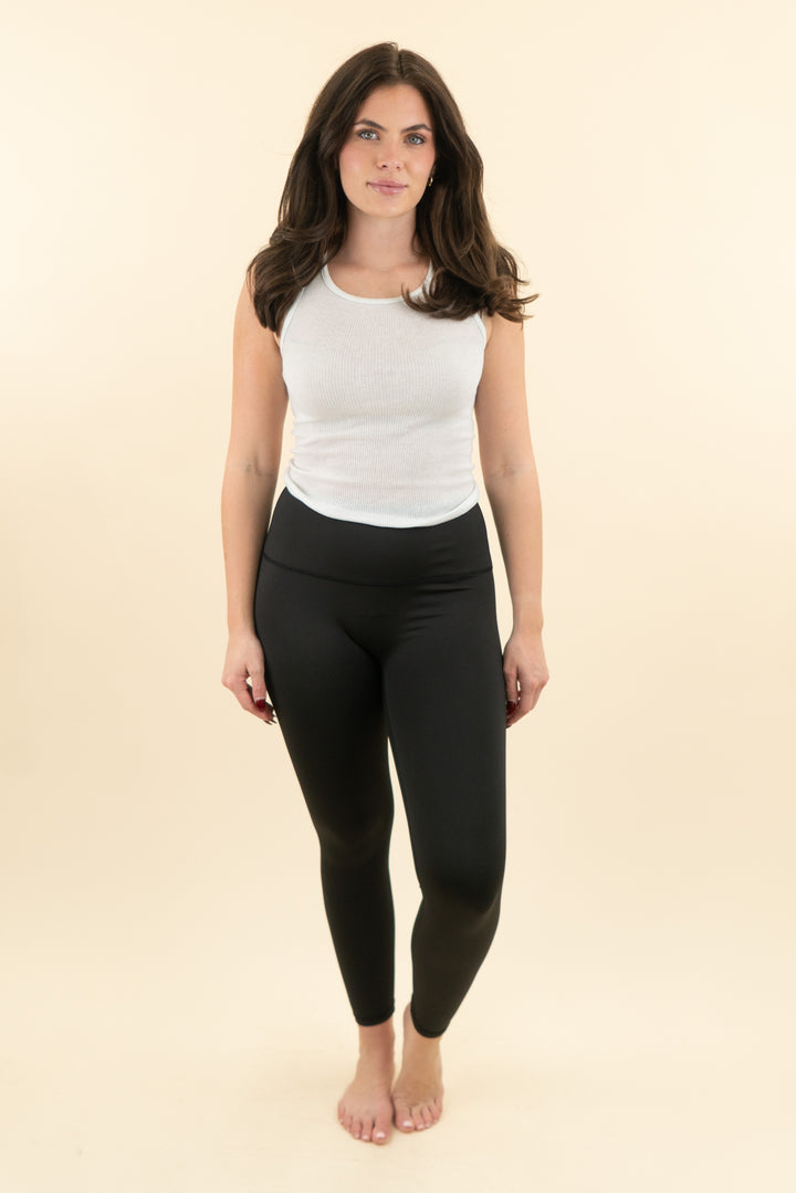 alo black athletic leggings (s; retail $128)