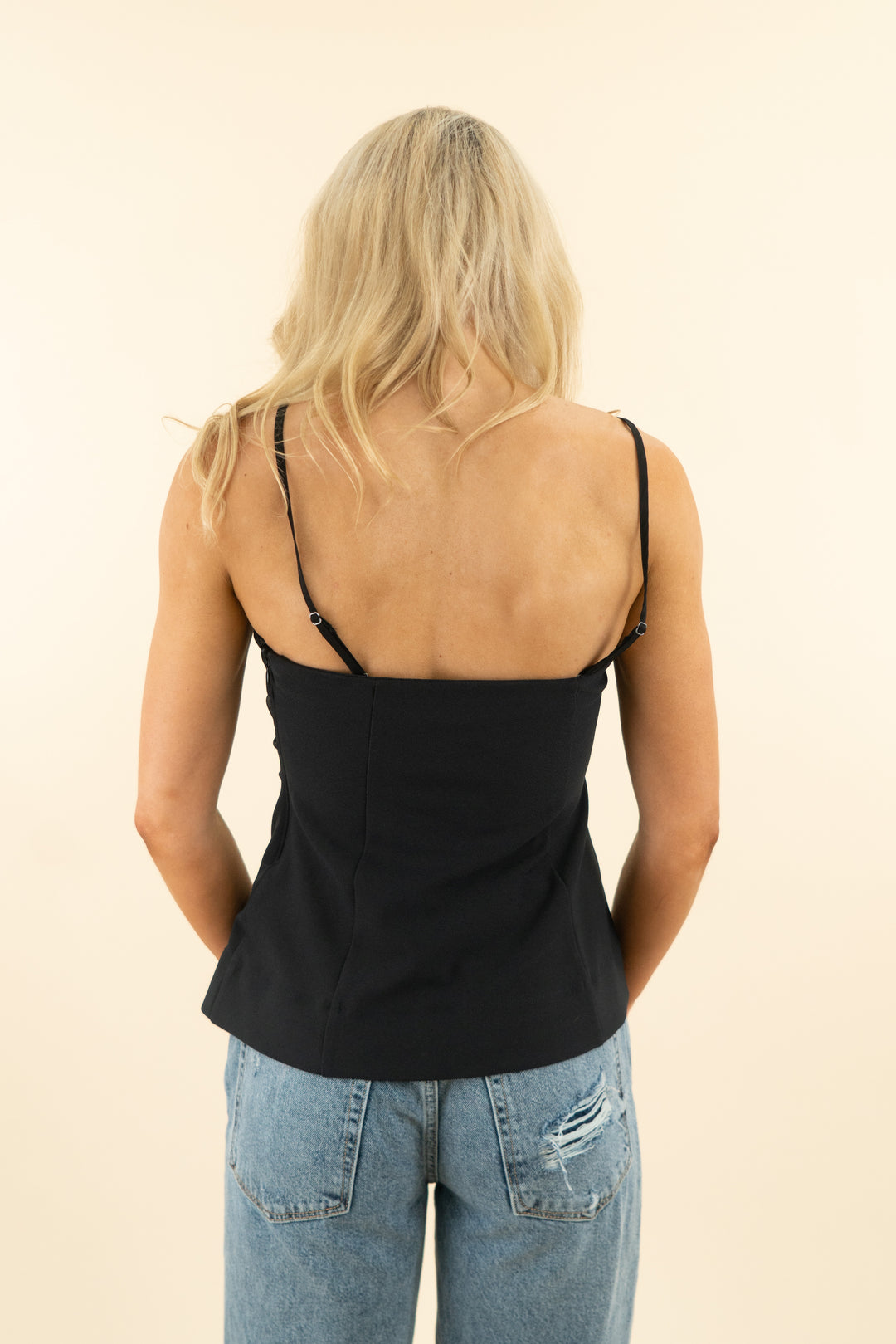 abercrombie & fitch black ruched side tube top nwt (s; retail $50)