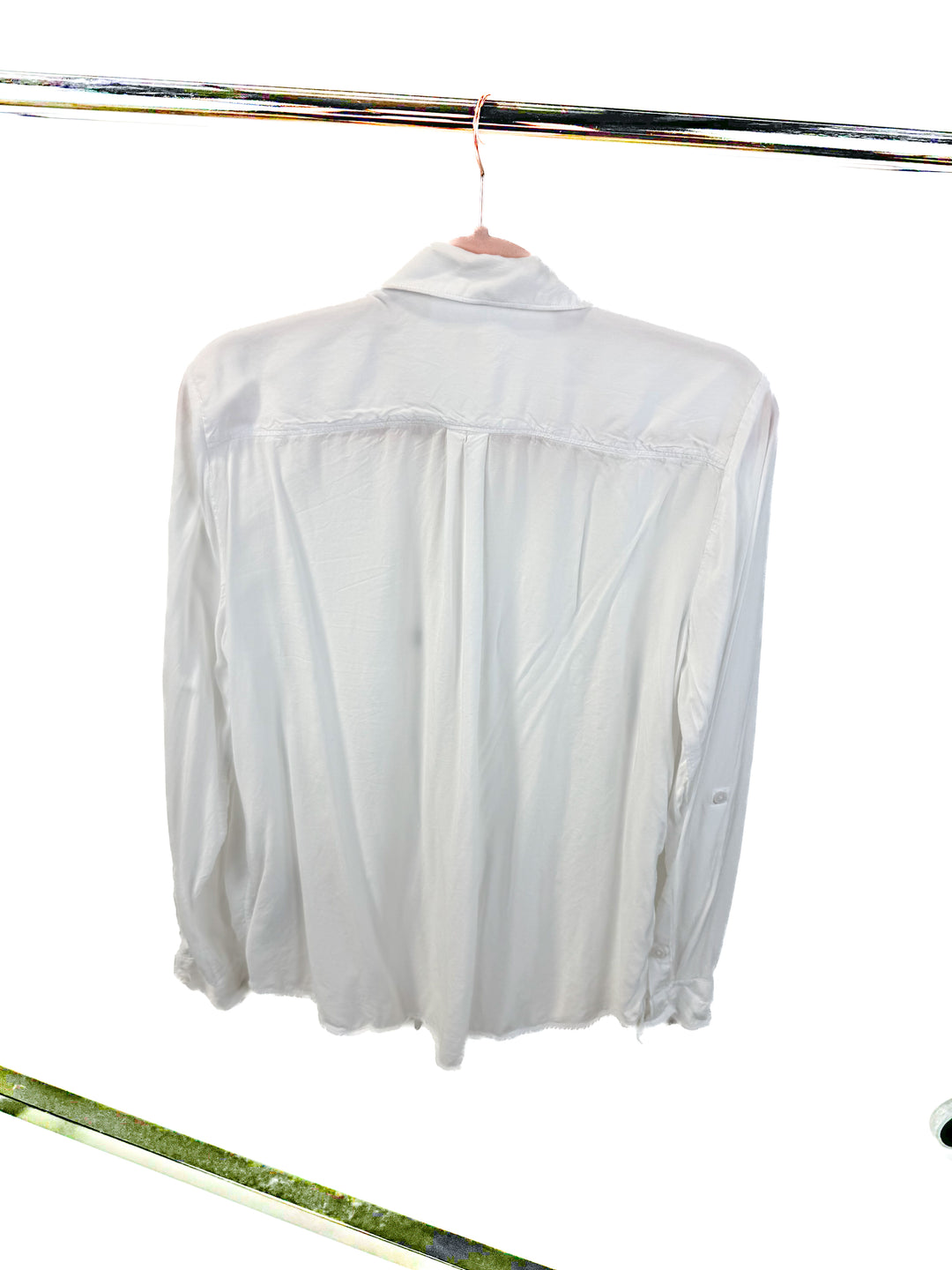 levis white button up (m)