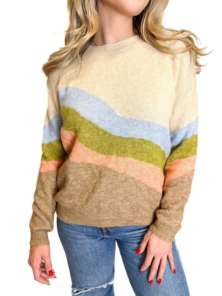 Sezane Multicolored Sweater NWT (XS)