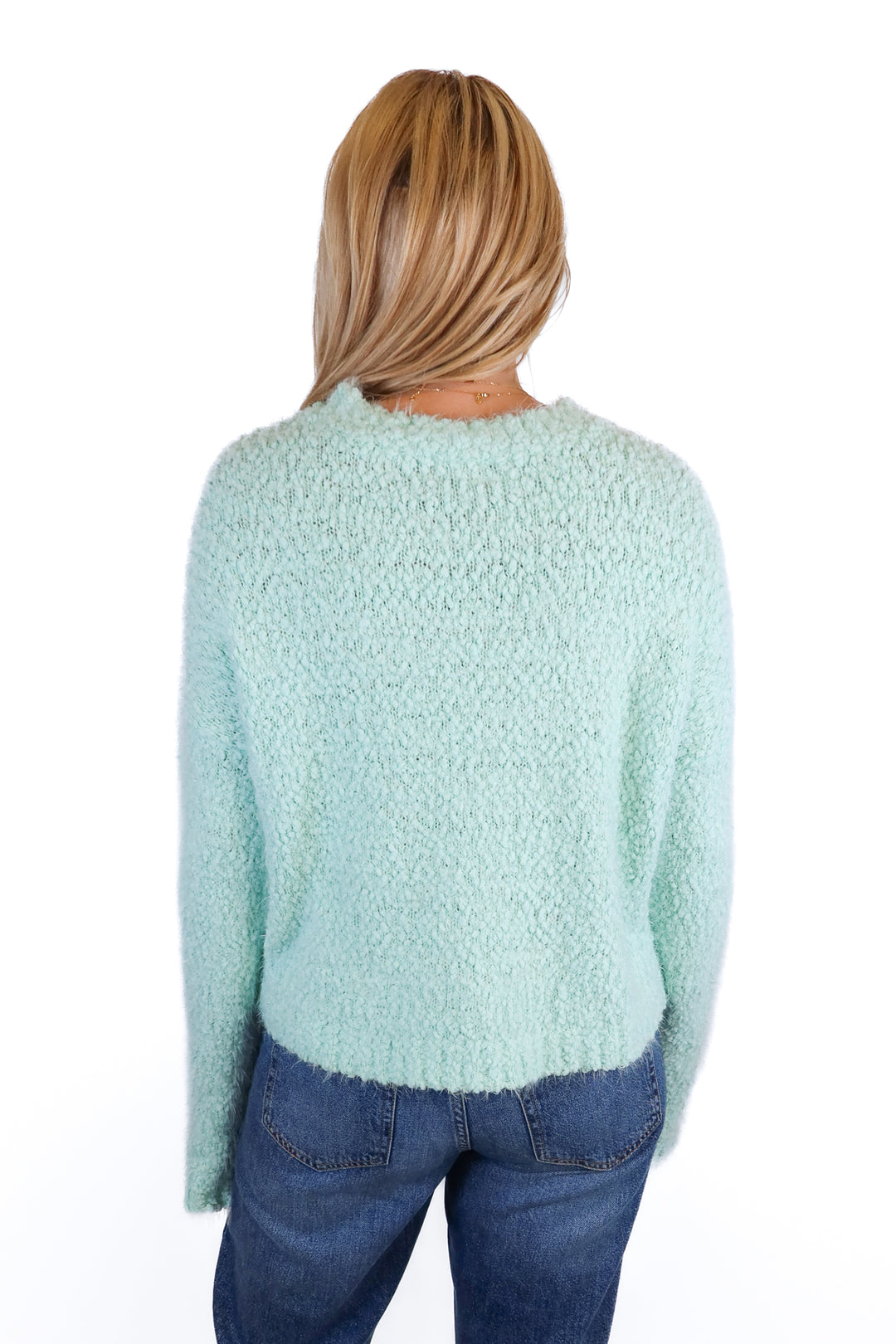 Show Me Your Mumu mint sweater (M; retail $118)