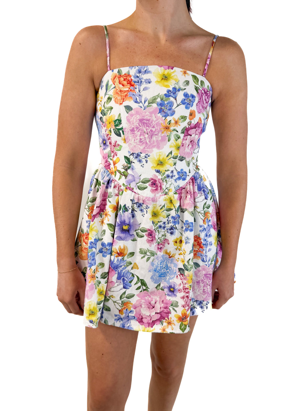 Vici Floral Mini Corset Dress (retails for $68)*