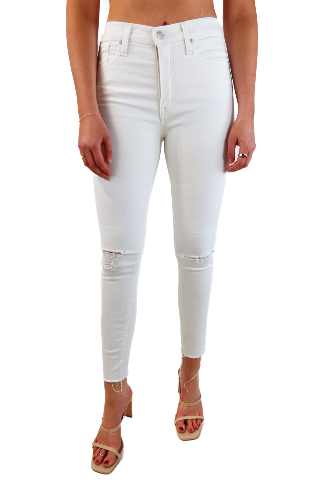 Madewell 9" High Rise Skinny Crop Jeans (28; retail $138)