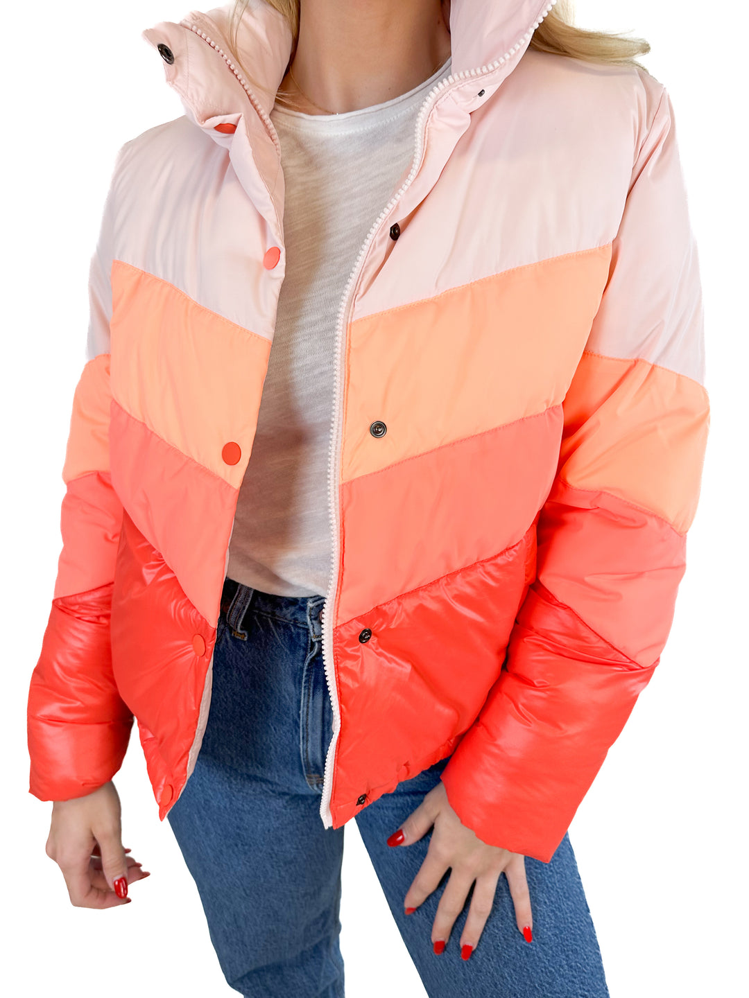 Wild Fable Pink Puffer NWT (XS)