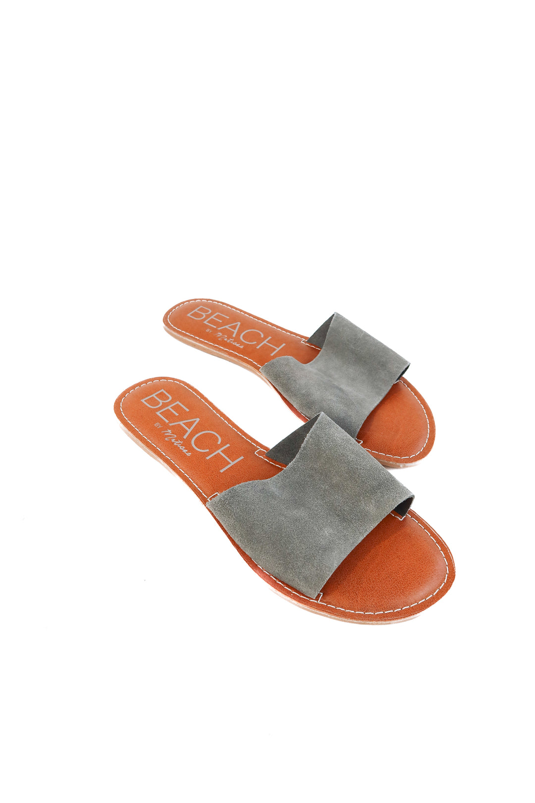 BEACH grey suede sandals (9)