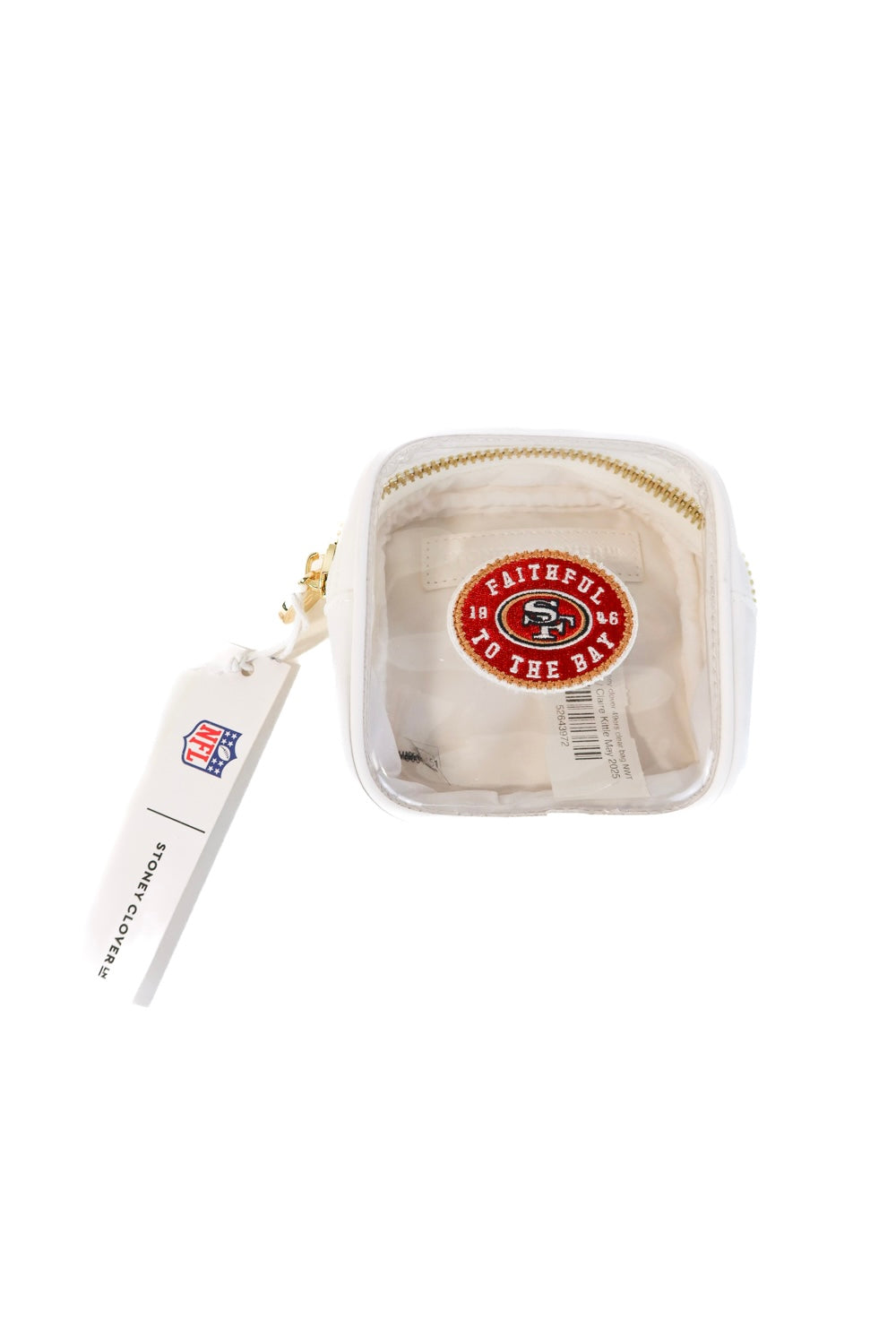 SOLD stoney clover 49ers clear bag NWT