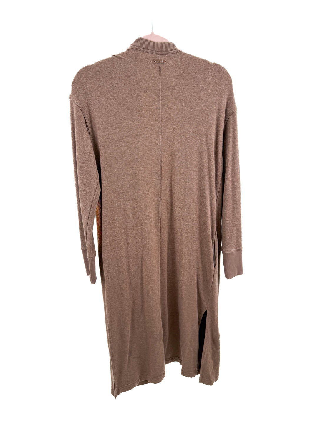 travis mathew brown long cardigan (XS)