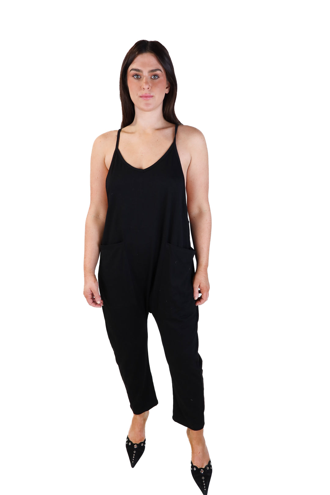 *black lounge jumpsuit (s)