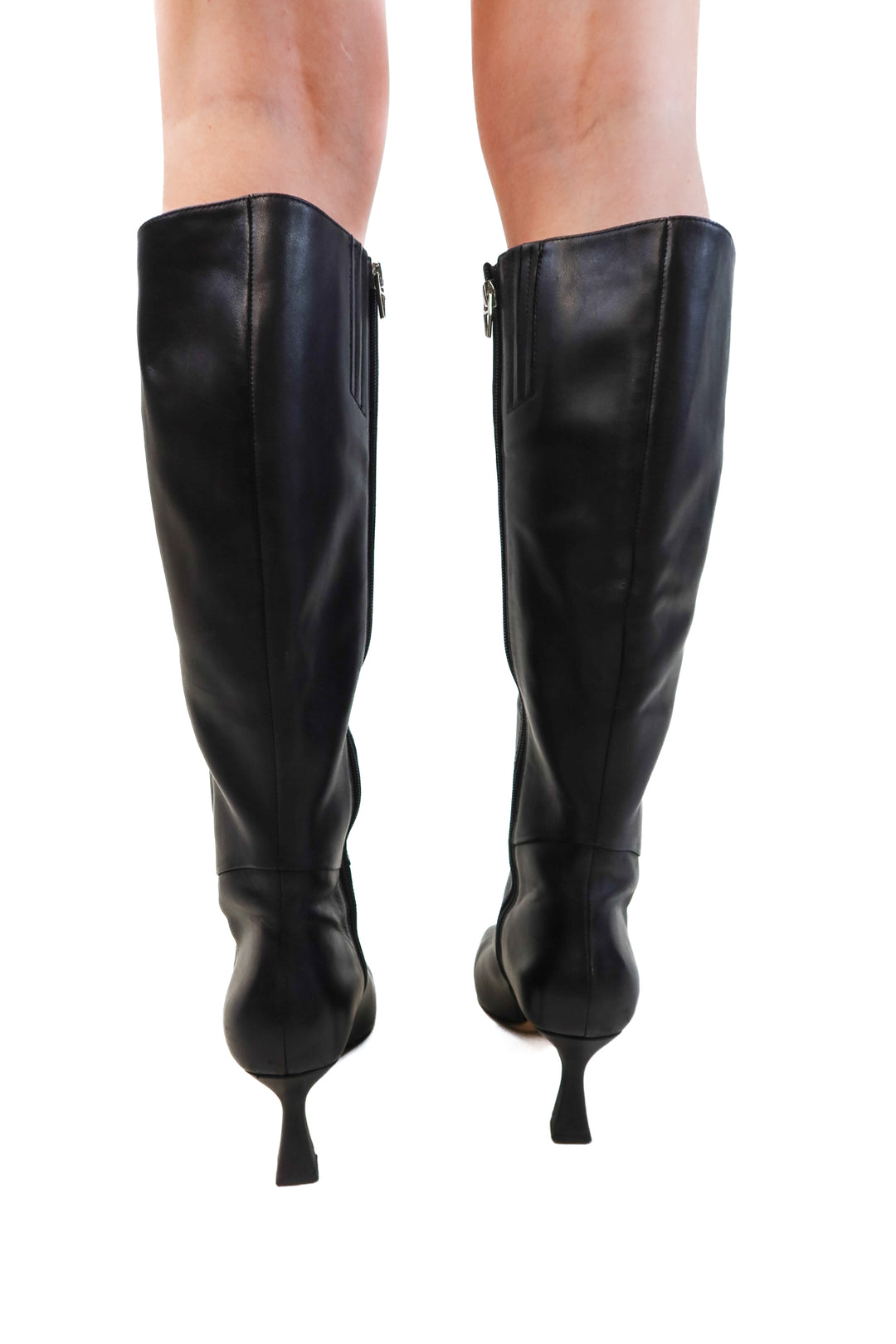 Dolce vita black tall square toe boots (9)