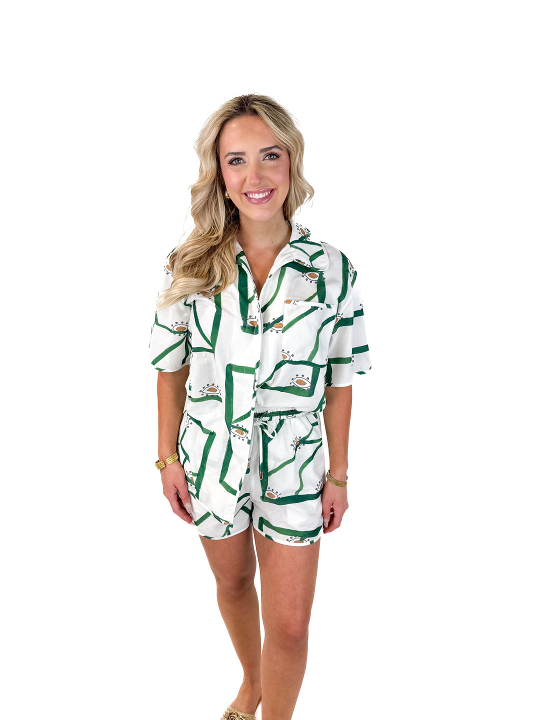 SOLD: Commense Evil Eye Printed Set NWT (S)