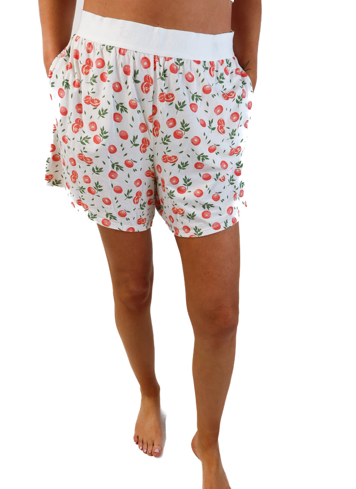 Tommy John peach pajama shorts (L; retail $52)