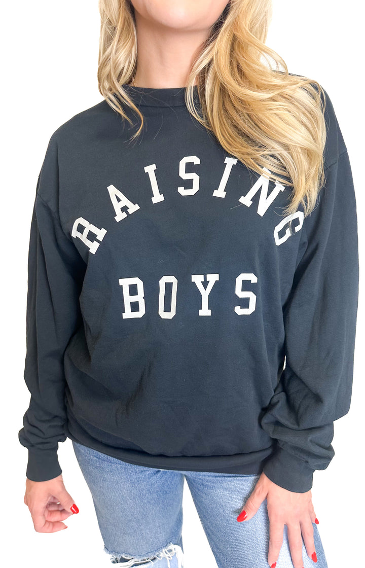 Raising Boys Navy Sweatshirt (M)