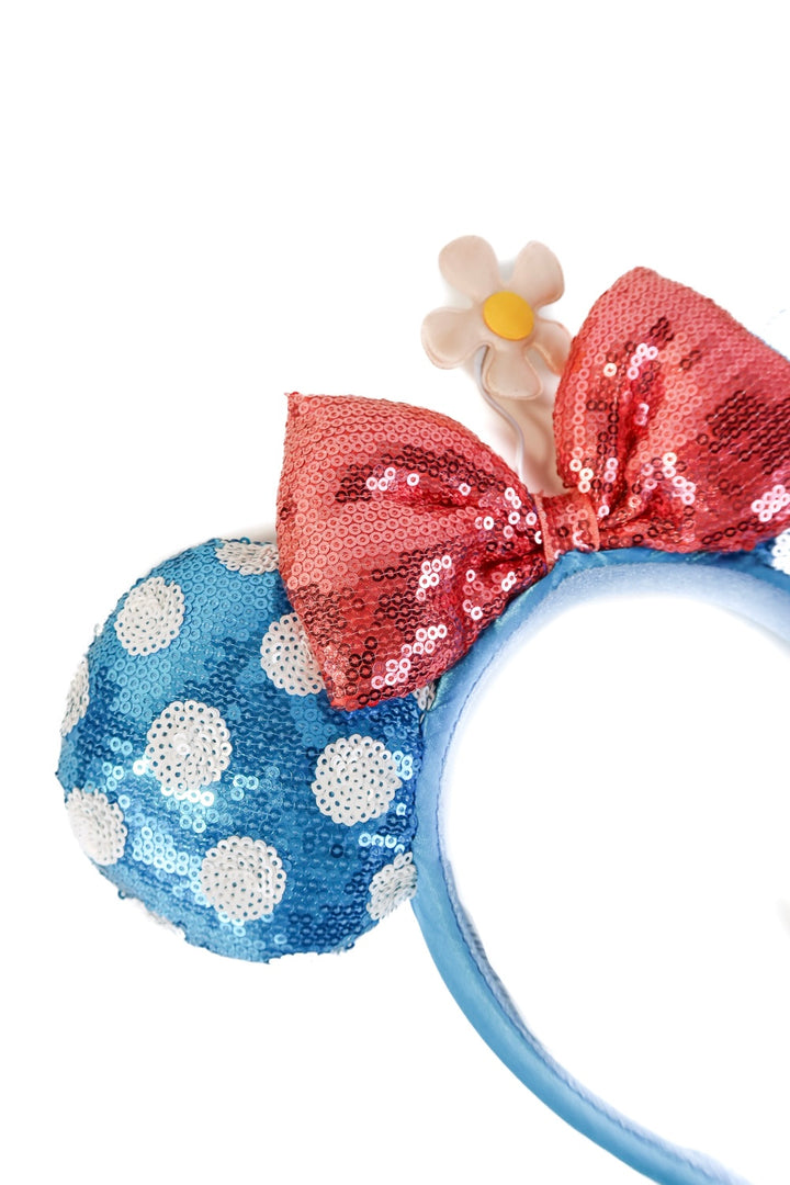 Official disney blue/pink/flower minnie ears