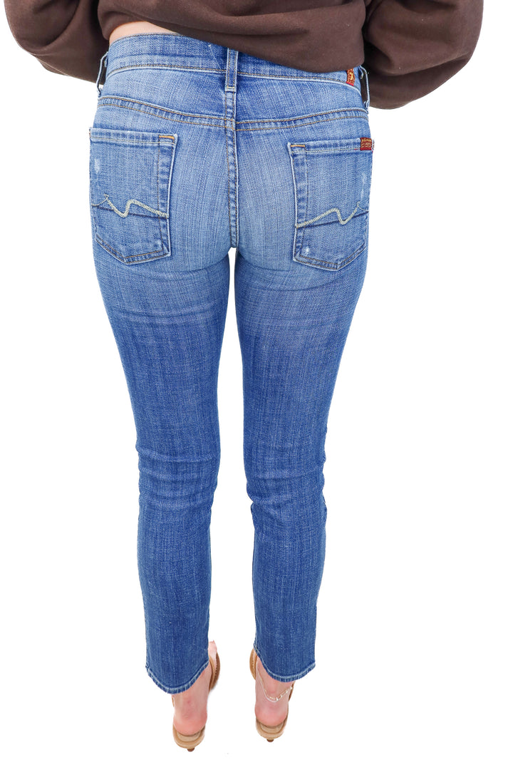 7 For All Mankind Medium Wash Skinny Boyfriend Jeans (25)