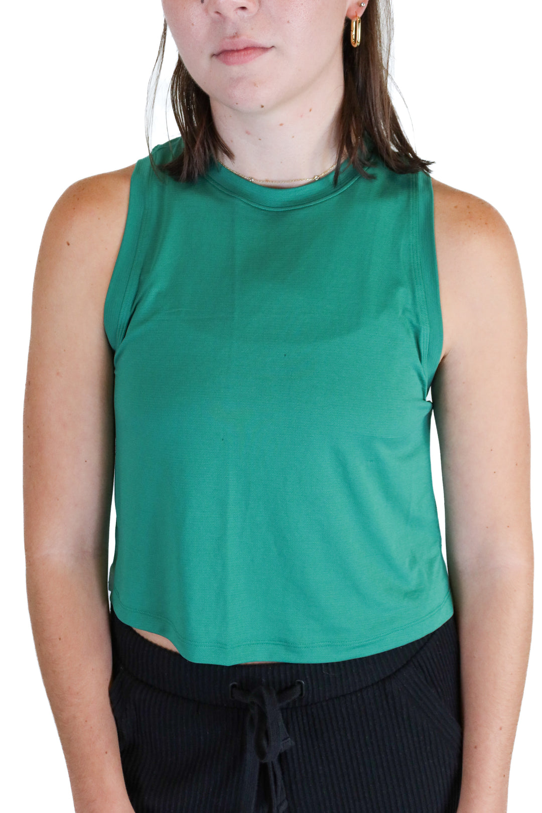 Lululemon Green Ultralight Waist-Length Tank NWT (4; Retail $48)