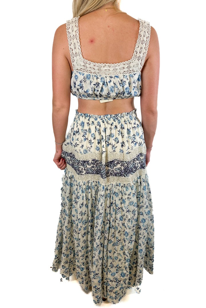 Free People Printed La Dolce Vita Set (XS)