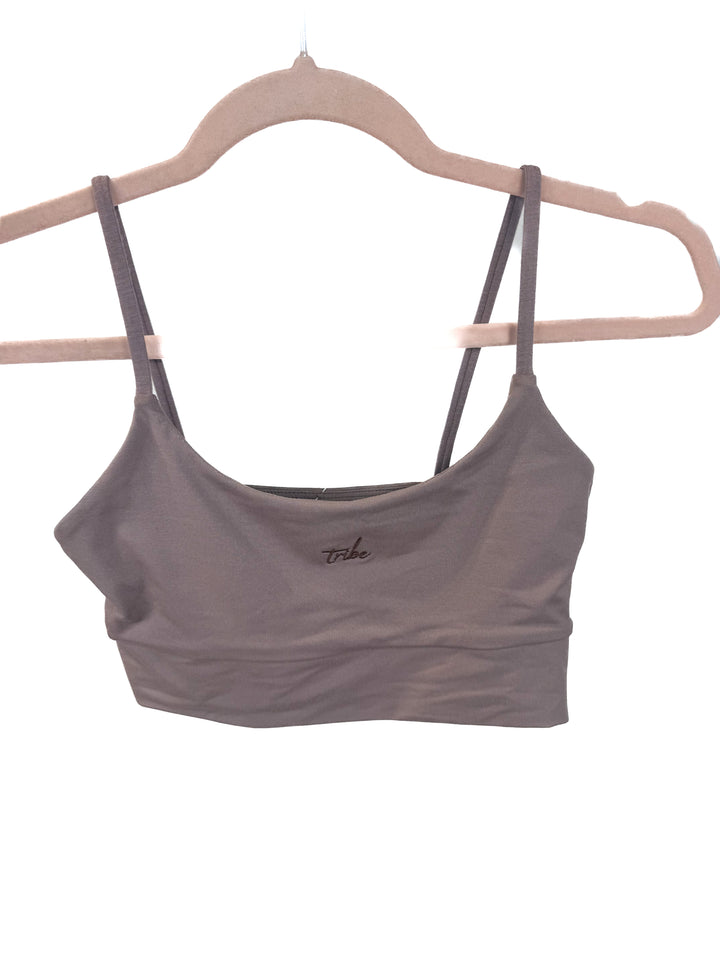 tribe kelley taupe bra top (xs; retail $95)