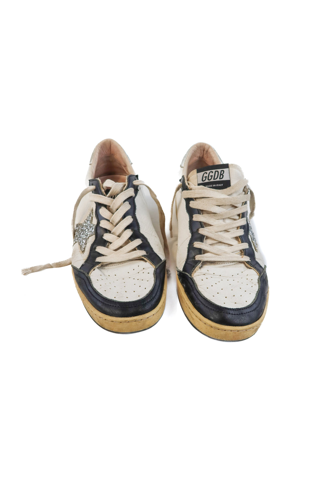 SOLD: Ballstar deluxe golden goose black/white sneaker (39/ US9; retail $411)