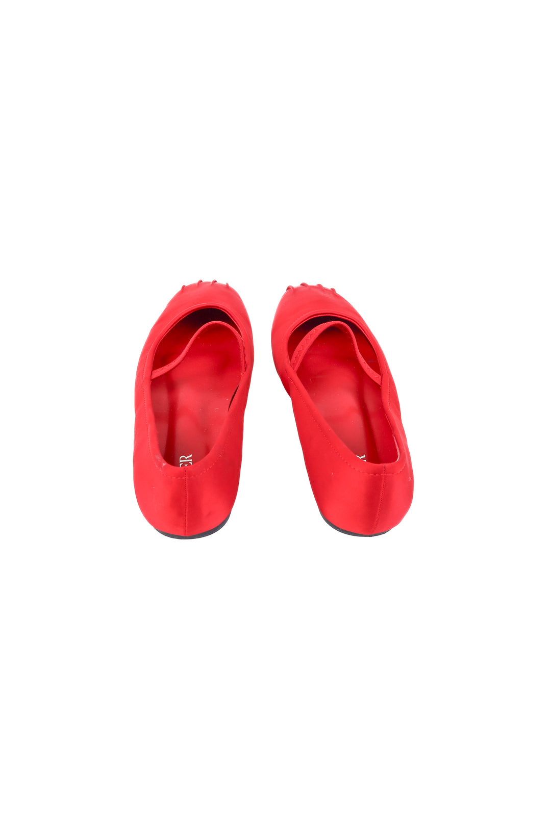 cider red satin ballet flats (40; retail $32.90)