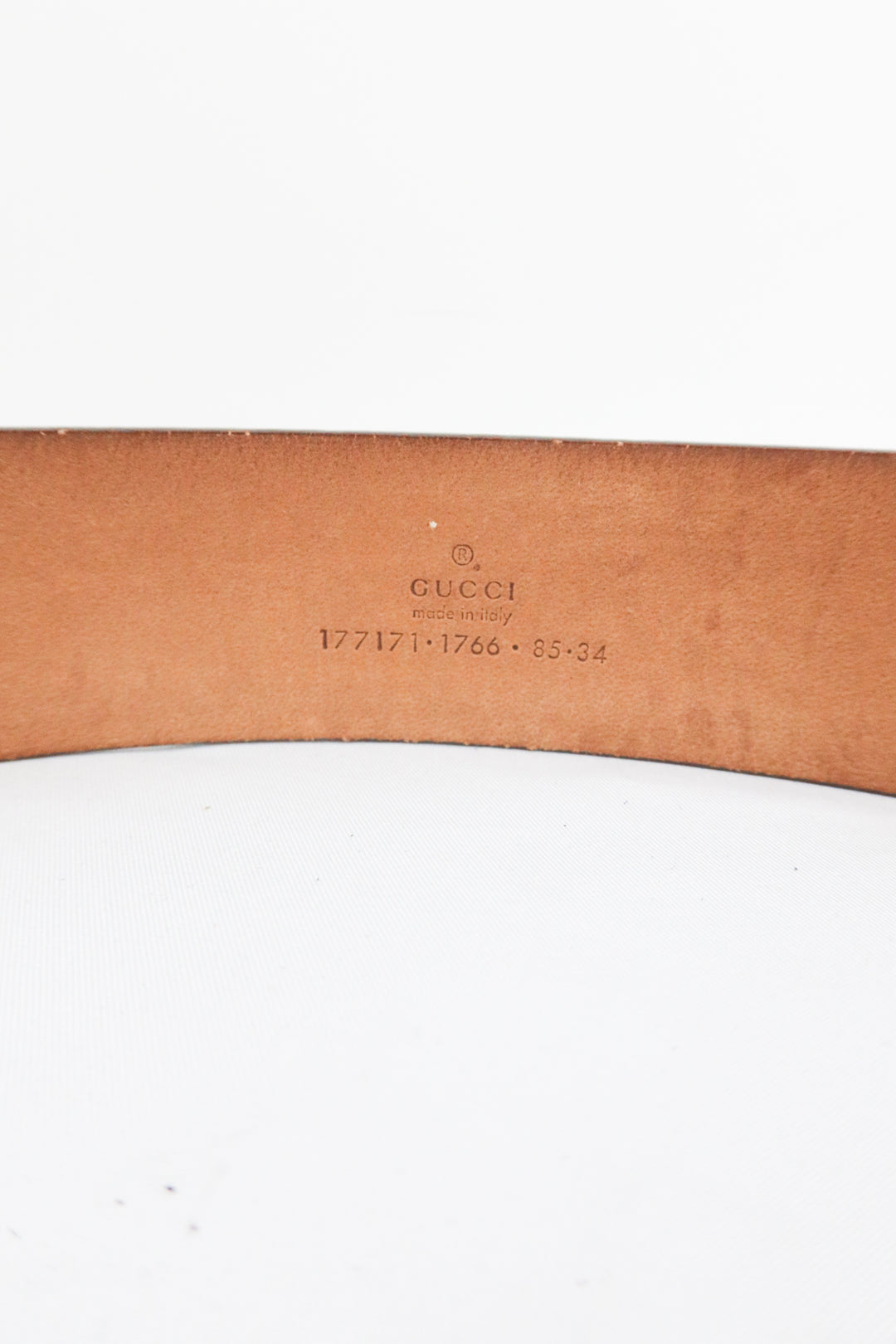 Gucci Metallic Silver Belt with Horse bit Buckle (85cm/ 34"; est. retail $895)