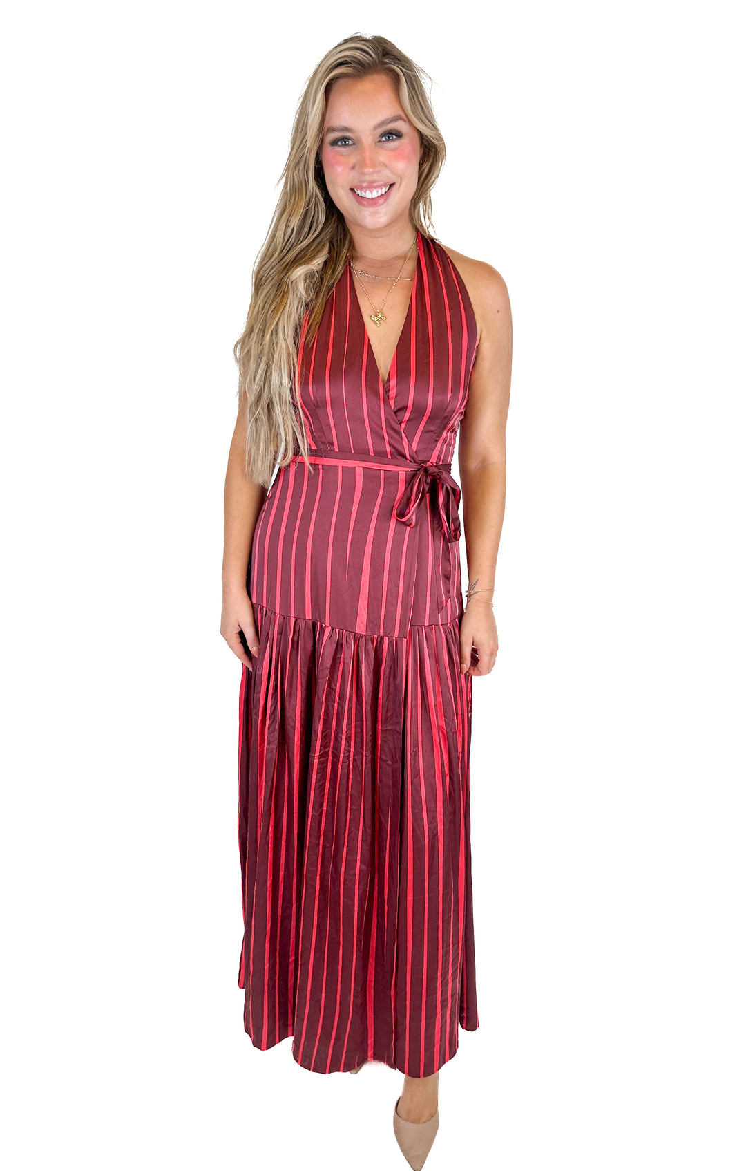 Hutch Striped Maxi Dress (M)