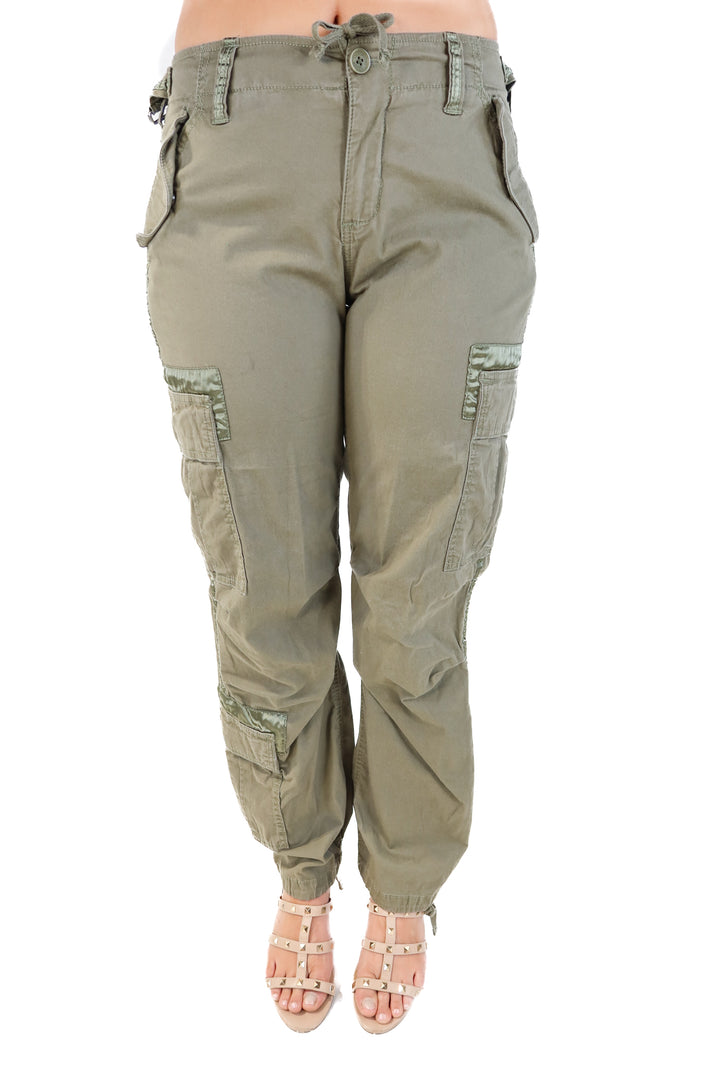 Abercrombie & Fitch green vintage joggers (6r)