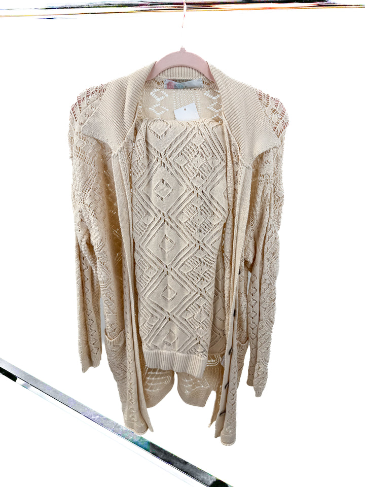 Free people beach crochet set (S)