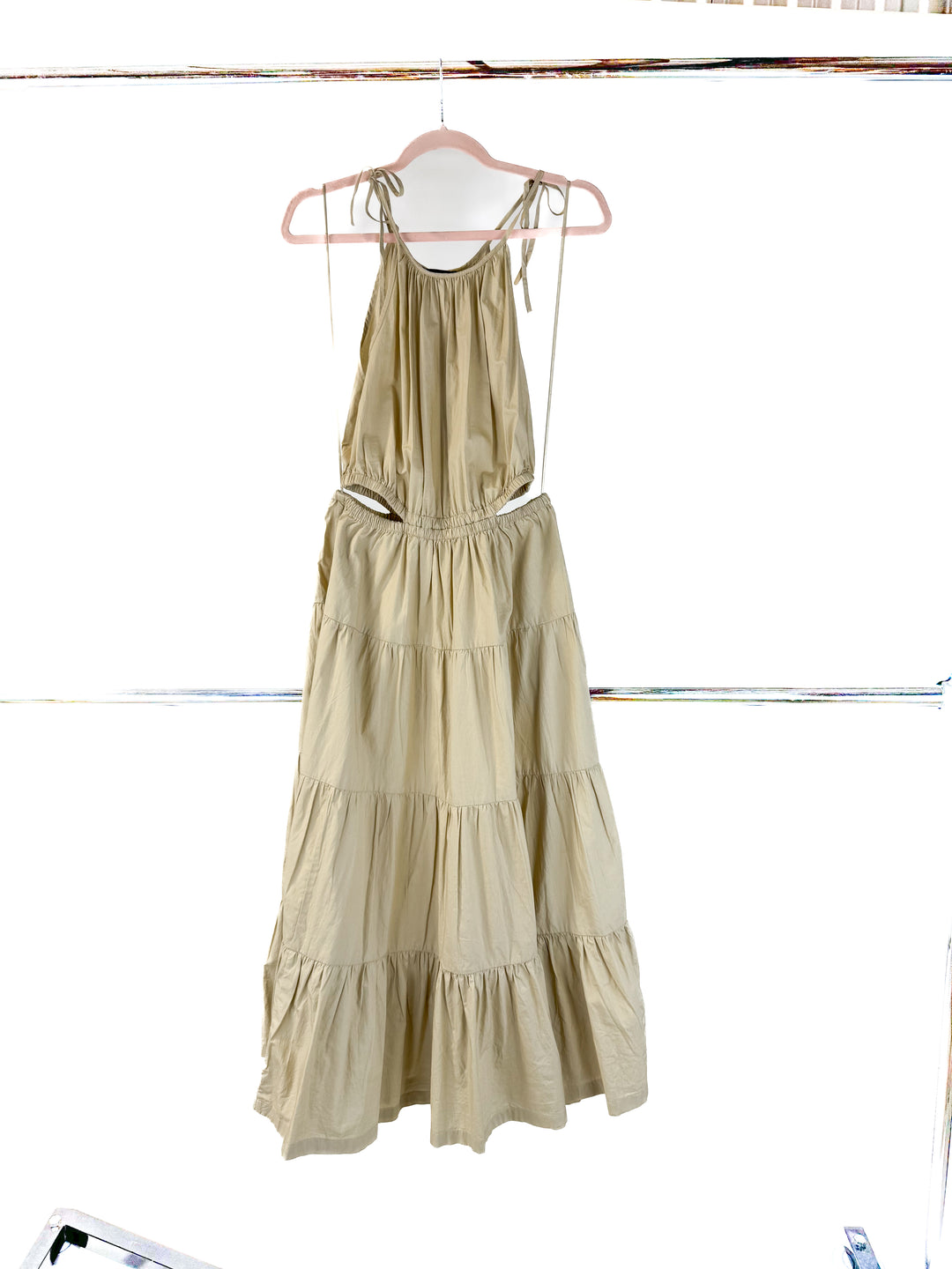j.crew sage green cut out dress NWT (xs)