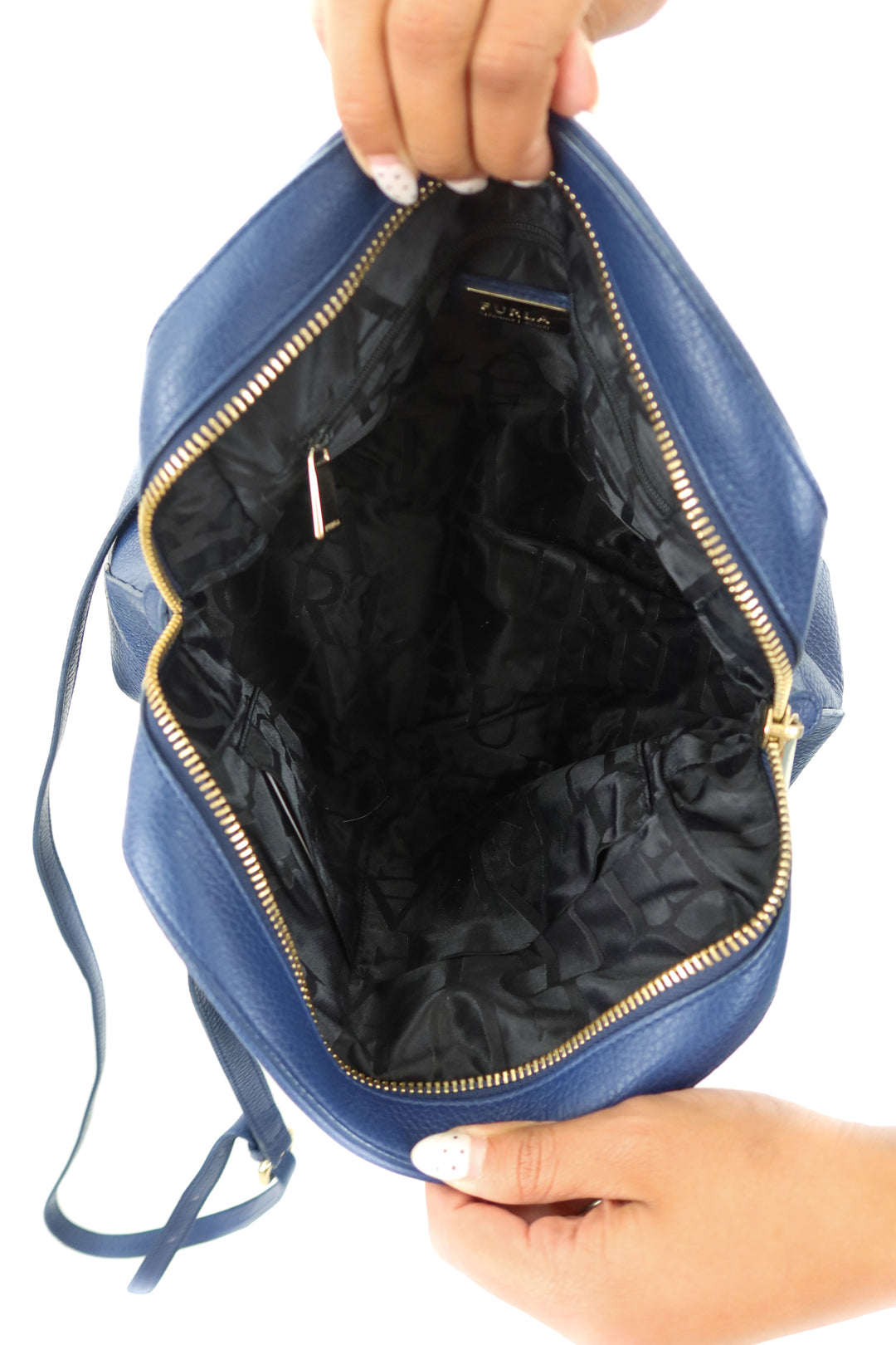 Furla Tess Satchel in Pebbled Leather