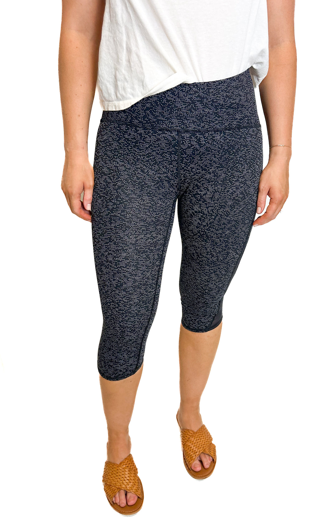 Lululemon Tiny Polka Dot Black and White Leggings (6)